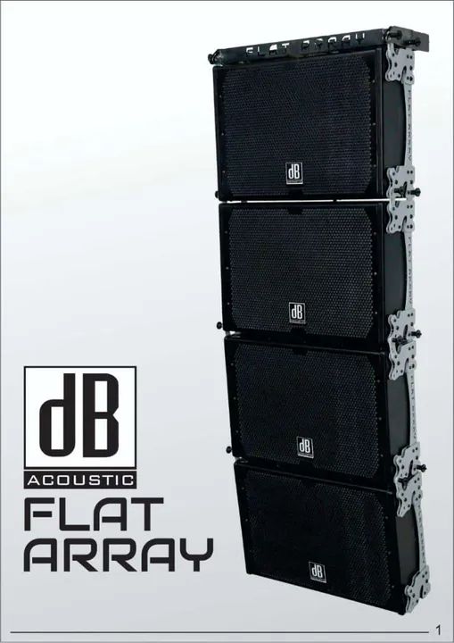 Sistema de Som Flat Array dB Acoustic64308568527363120