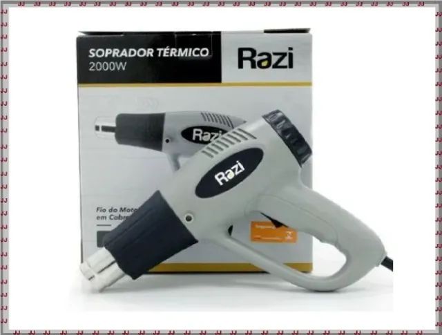 Soprador térmico 1500 watts 110 volts Razy - Foto 3