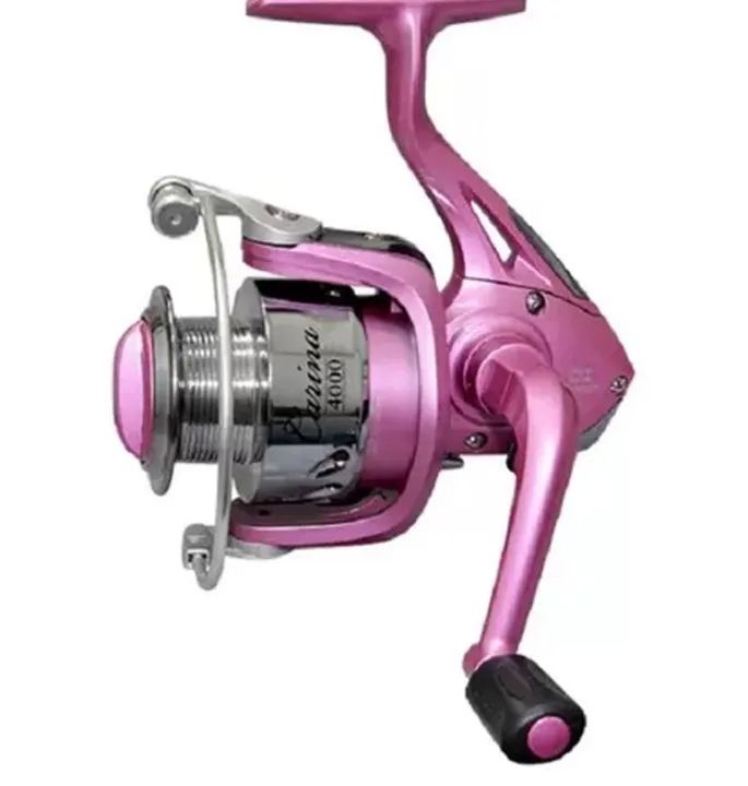 Molinete Carina 4000 3 Rolamentos - Maruri Cor Rosa