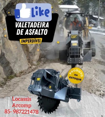 Valetadeira de asfalto hidráulica pra bob cat - Foto 2