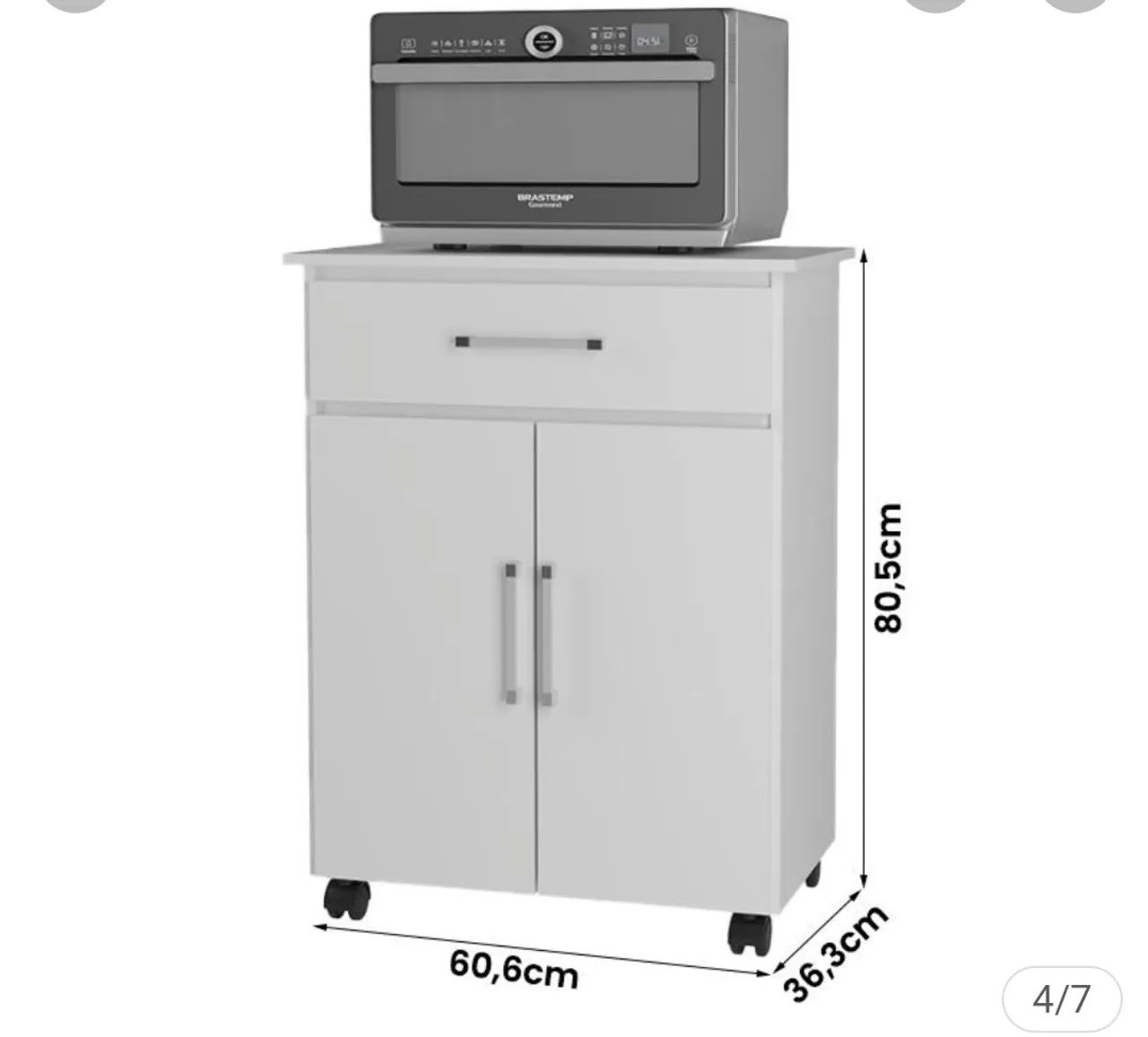 Balcão Microondas 1 Gaveta PROMOÇÃO  - Foto 4