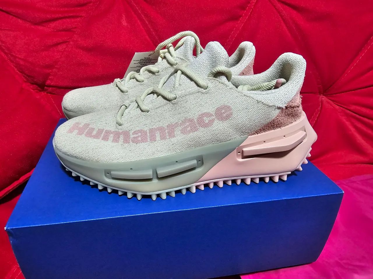Adidas Humanrace x NMD S1 Mahbs Oatmeal Pink n 40Br