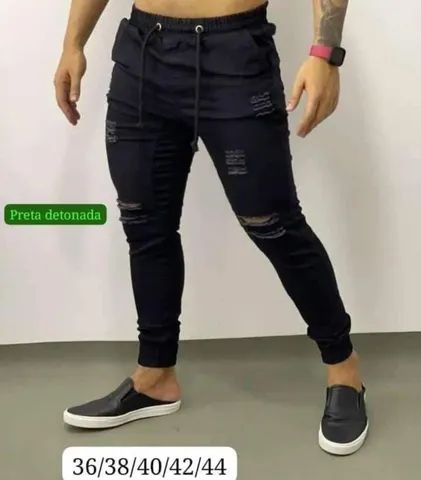 Calça jeans masculina  - Foto 3