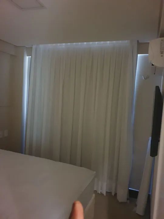 Cortinas brancas para sala