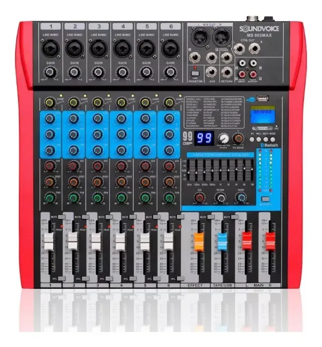 Mesa Soundvoice Ms602 Max Usb Efx 48v Interface Bluetooth 110V/220V