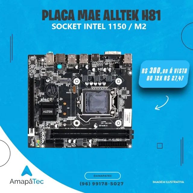 Placa Mãe Alltek H81 LGA1150
