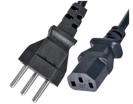 Cabo de Força Energia Atx Tripolar Novo Padrão Monitor/PC - Foto 2