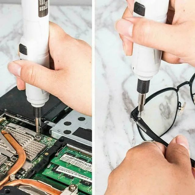 Kit Chave de fenda Elétrica Recarregável - Foto 6