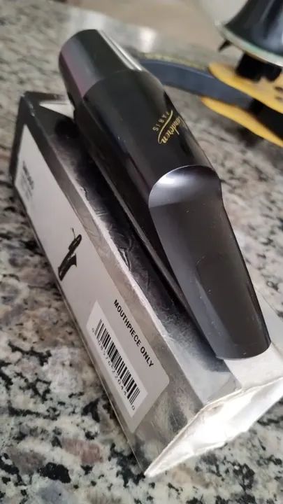 Aceito Flauta Clarineta Boquilhas menor valor+$ - Boquilha Vandoren nova Sax Baixo - Foto 4