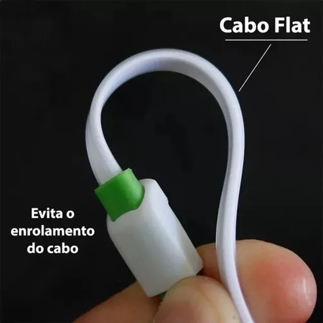Cabo de Dados e Carregador Turbo iPhone e Android 1m e 2m USB Tipo-C Lightning - Foto 5