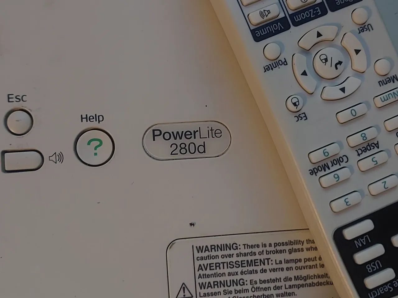 Projetor Epson 280d vídeo, home theater cinema conferência  - Foto 2