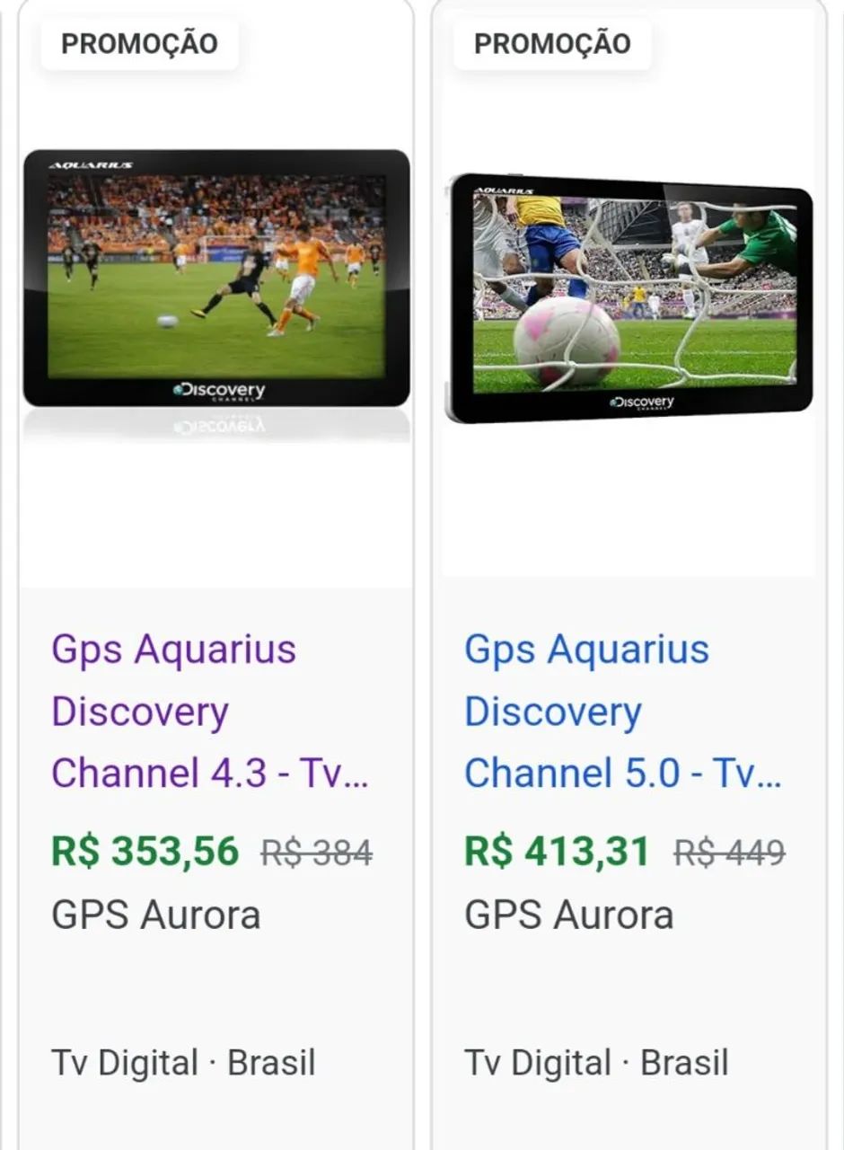 Gps Aquarius Discovery - Tv Digital
