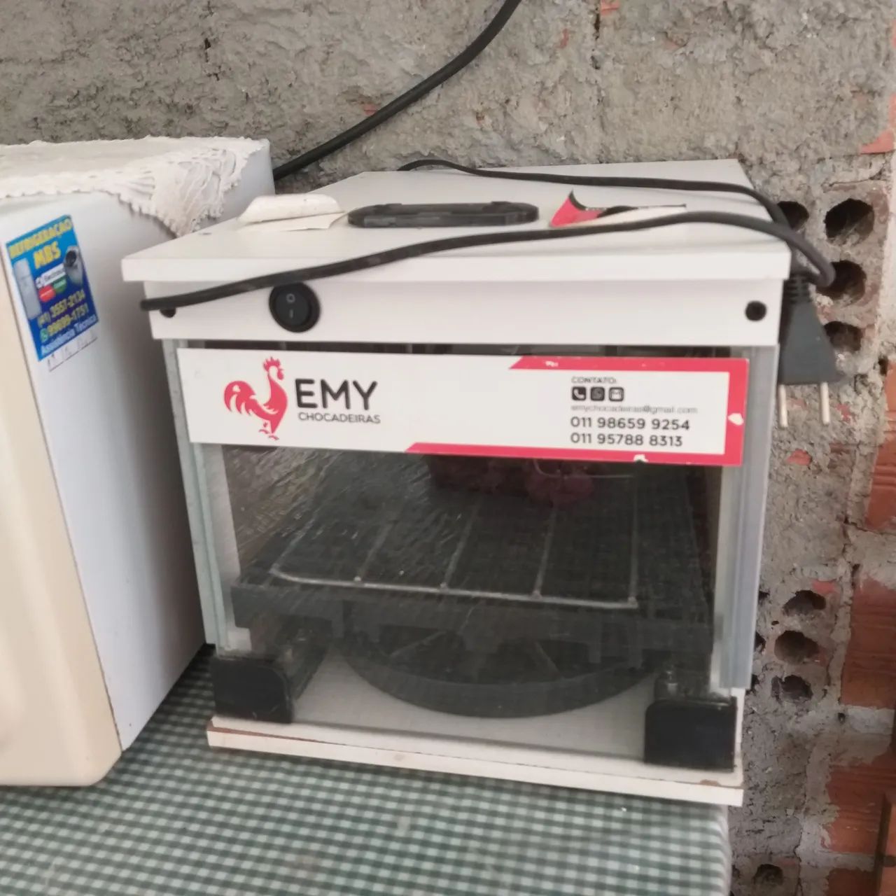 Chocadeira 30 ovos e pressurizador