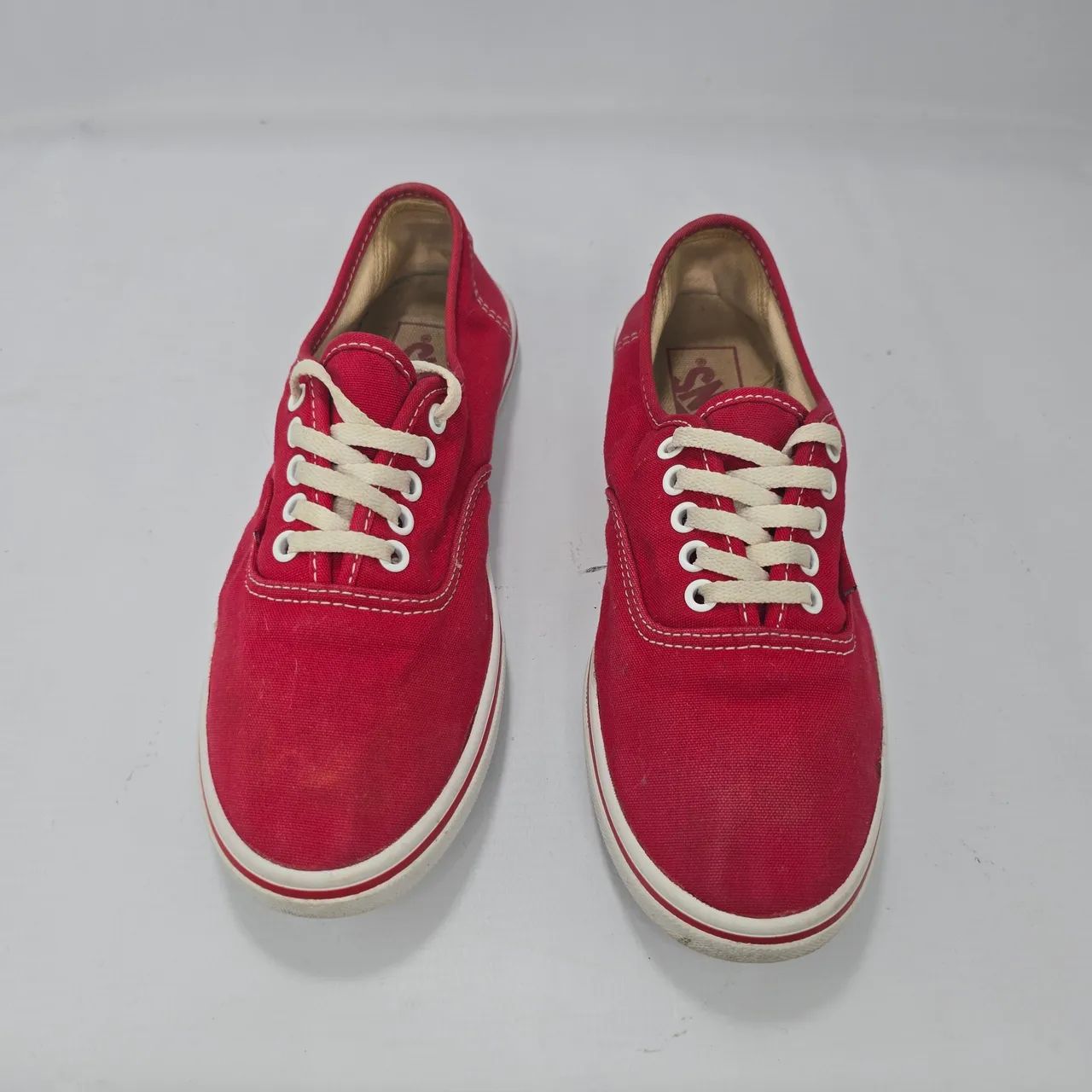 Tênis Vans vermelho original - Foto 4