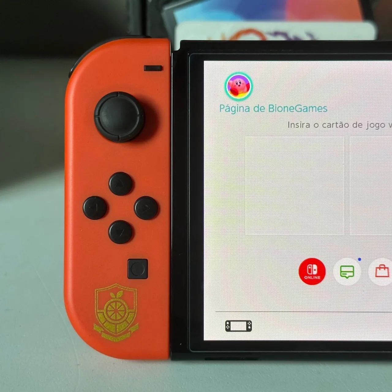 Nintendo Switch OLED Edição Pokemon Scarlet e Violet Usado - Foto 2