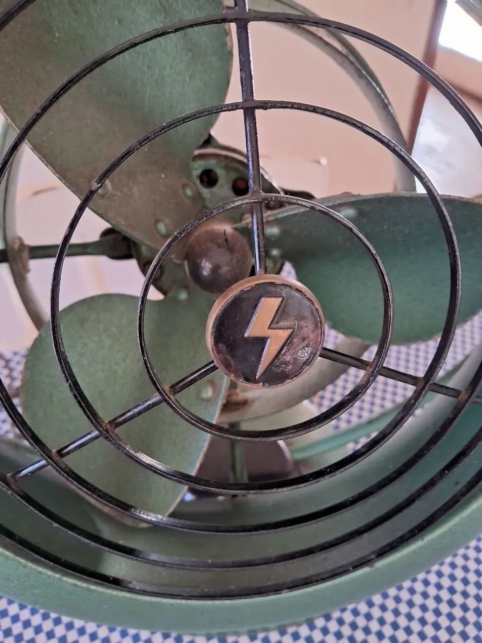 Grande ventilador antigo Spam  - Foto 4
