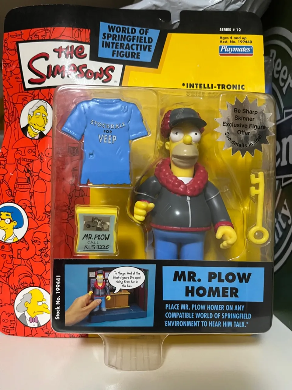 Boneco Mr. Plow Homer - Simpsons - Playmates