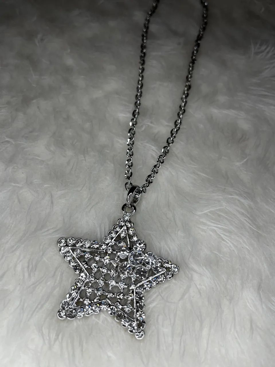 Colar Grande Estrela com Strass Delicado  - Foto 5