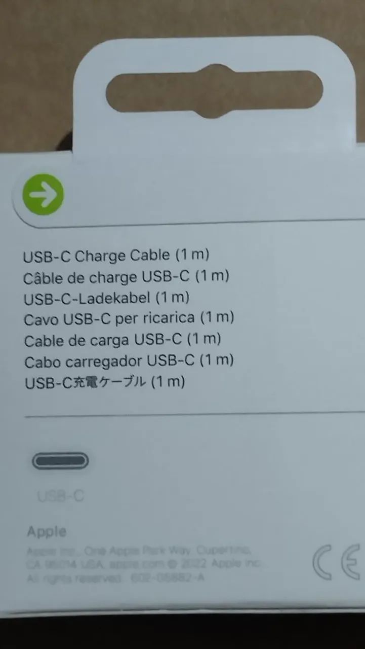 Cabo USB-C Apple 1m - Foto 2