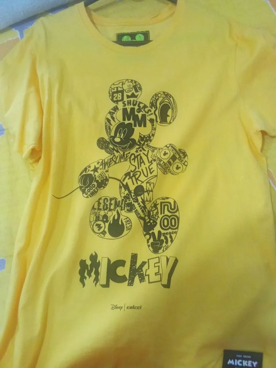 Camiseta Mickey Amarela - Foto 2