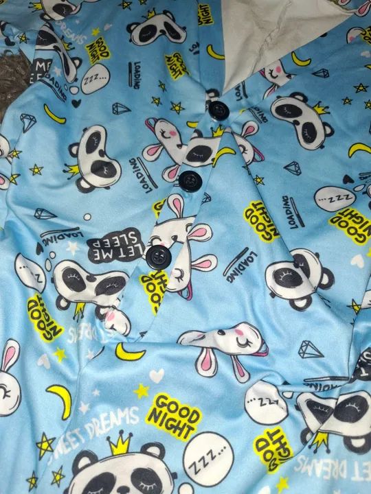 Macacão pijama de Algodão com Estampa de Coração - Foto 2