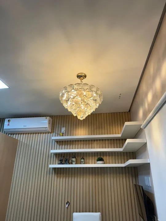 LUSTRE DE CRISTAL/PENDENTE/LUMINÁRIA