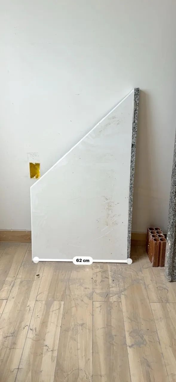 Conjunto de Tampos de Granito Recortado Espessura Dupla + Pé em Aço Inox - Foto 4