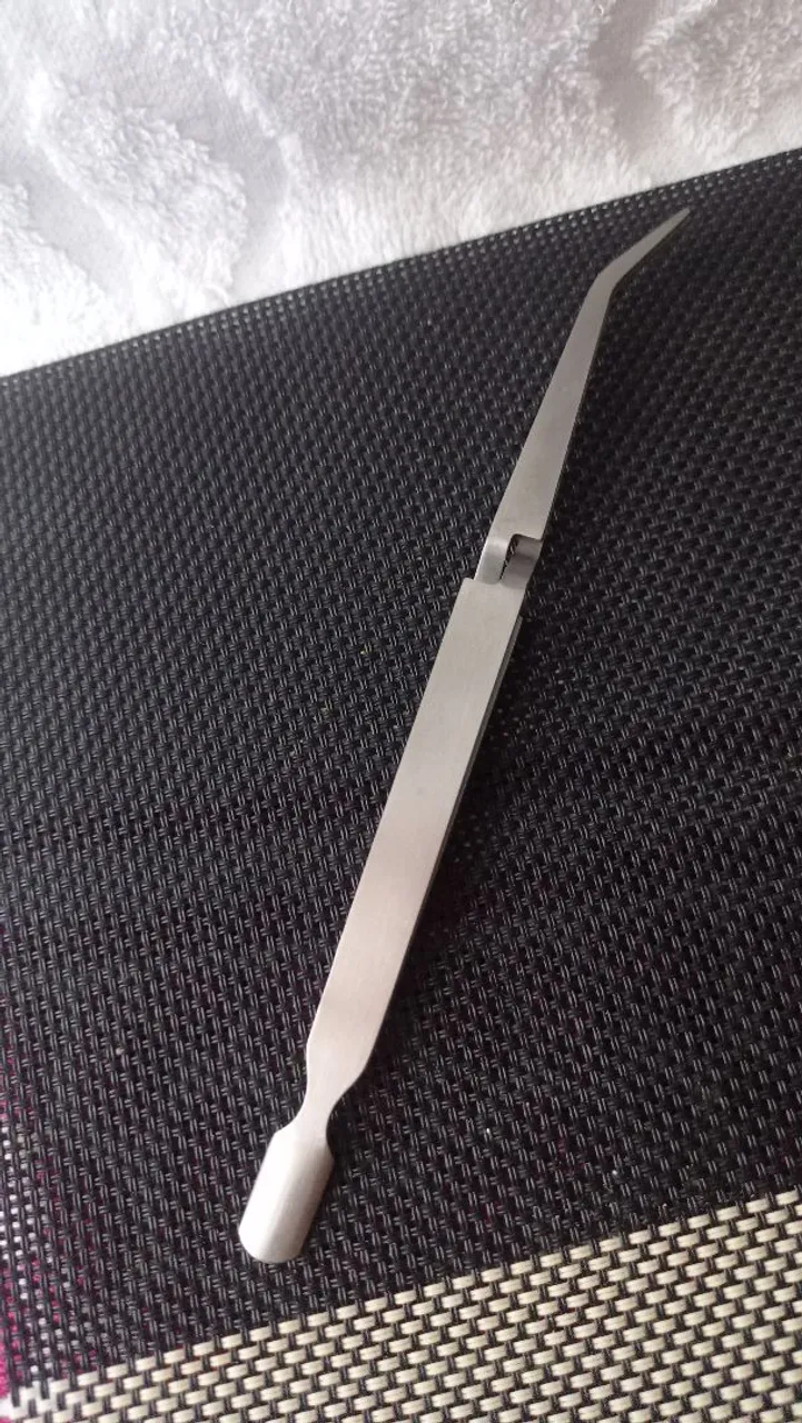 Pinça de Precisão Curvada para Artesanato - Nova