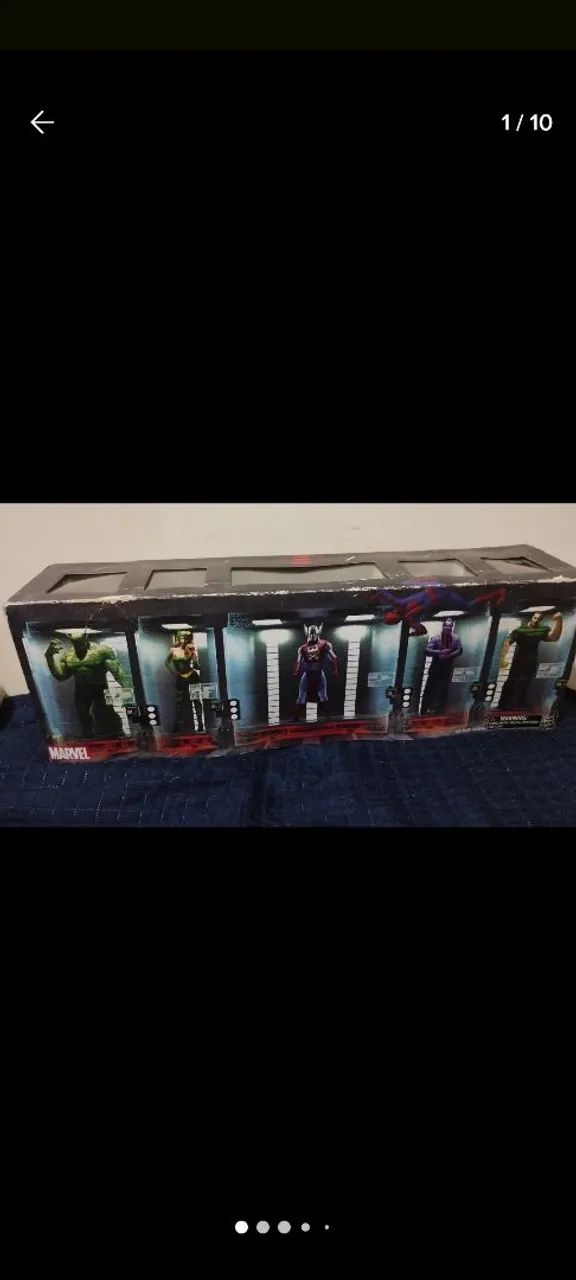 Kit Marvel Coleção de Bonecos the raft sdcc