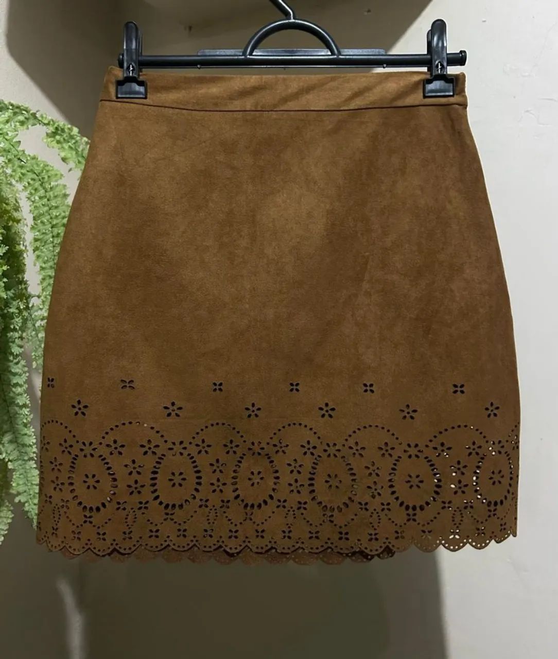Saia feminina de Suede está nova.  - Foto 2