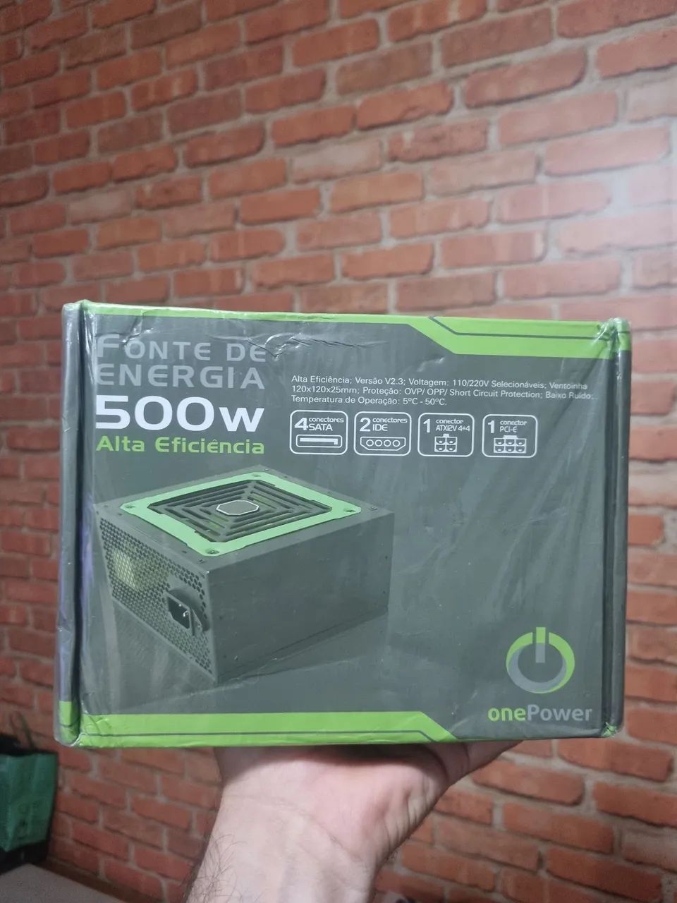 Fonte de energia 500w OnePower lacrada