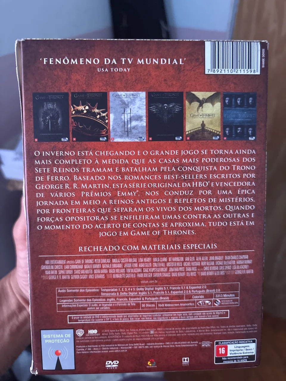 Box DVD - Game of Thrones 1-6 temporada  - Foto 2
