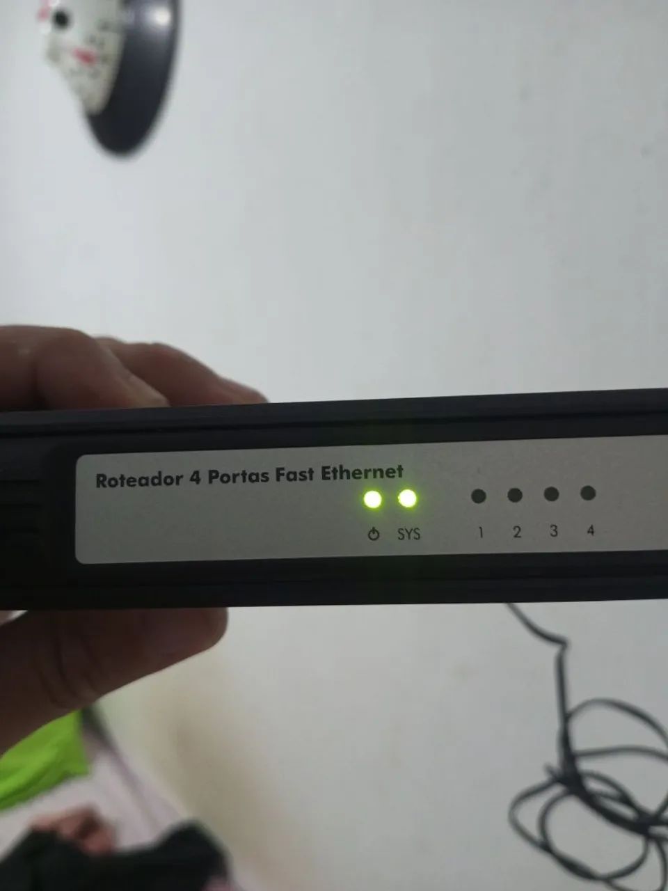 ROTEADOR INTELBRAS REF 140 Q- 4 PORTAS  FAST  ETHERNET + QoS Com Fonte - Foto 2