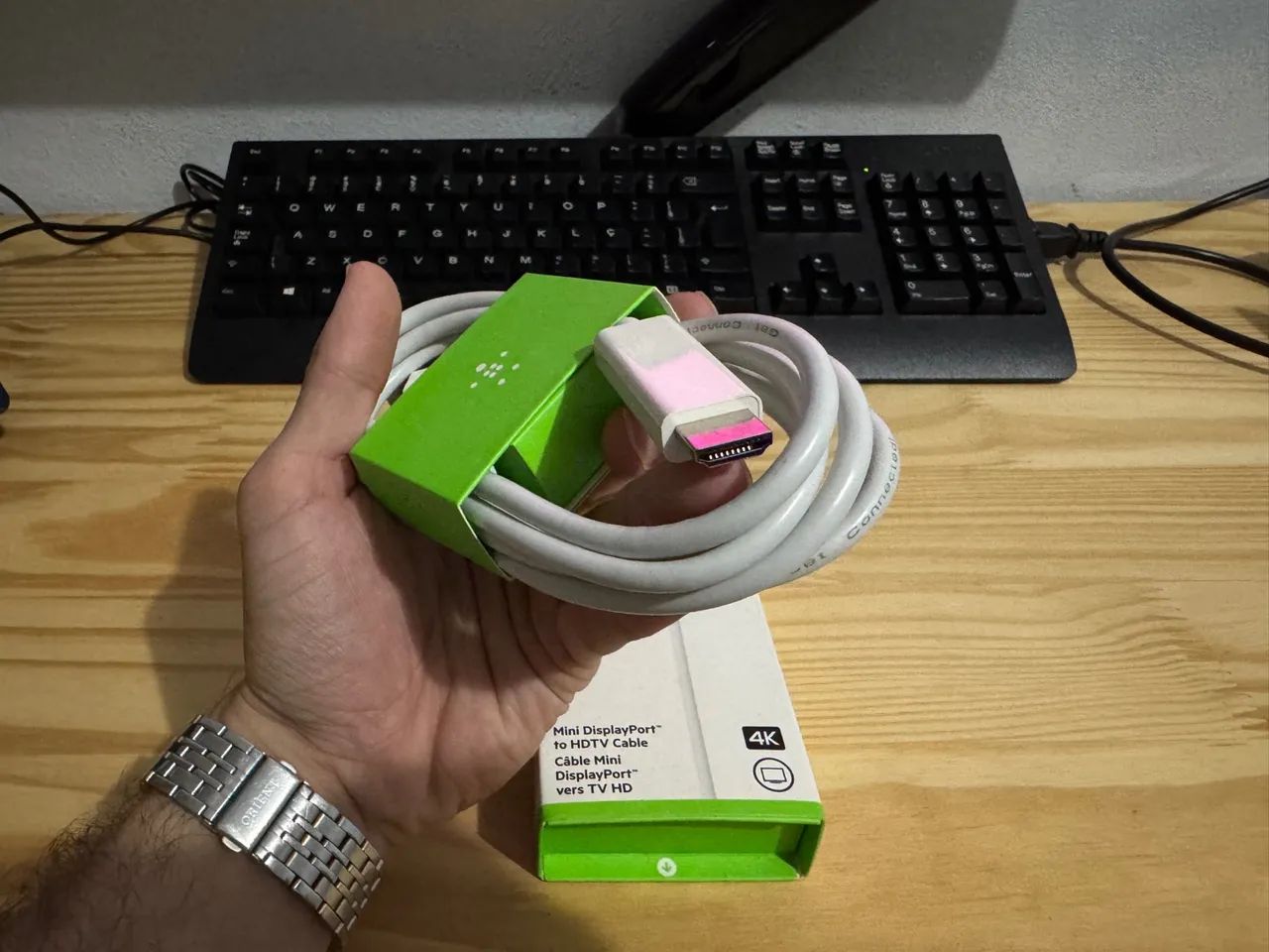 Cabo Mini DisplayPort para HDTV Belkin 4K 2M - Foto 5