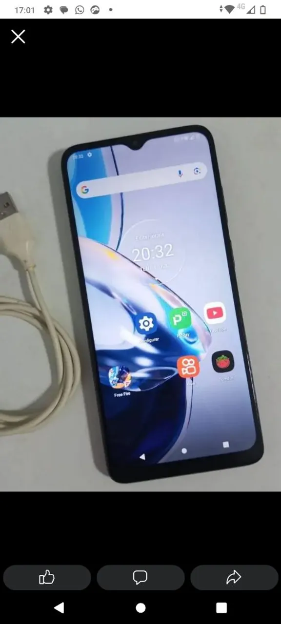 Moto e22 128gb funcionando perfeitamente sem nenhum trincado
