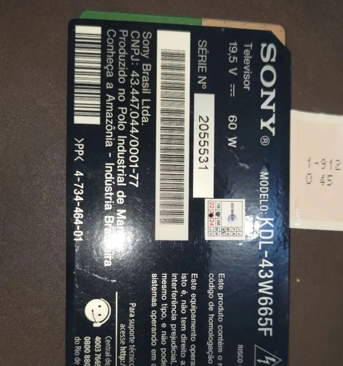 Varicap Tv sony kdl-43w665f - Foto 3