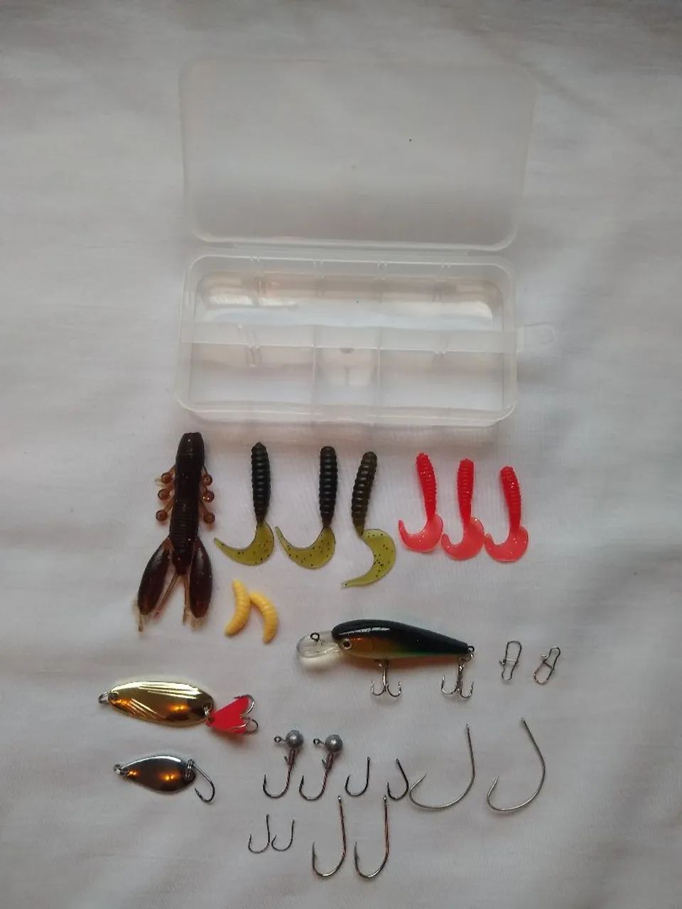 Kit de Pesca Completo - Iscas e Acessórios - Foto 2