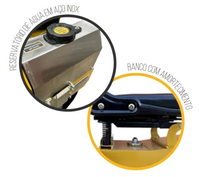 ROLO Compactador BF 700 RENTAL à GASOLINA BUFFALO - Foto 4