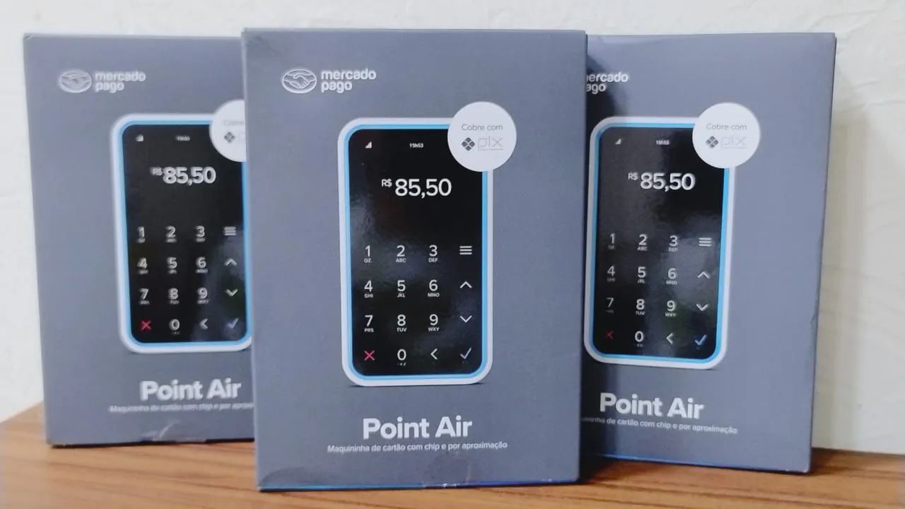 Promoção maquininha de cartão point Air lacrada e a pronta peça já a sua