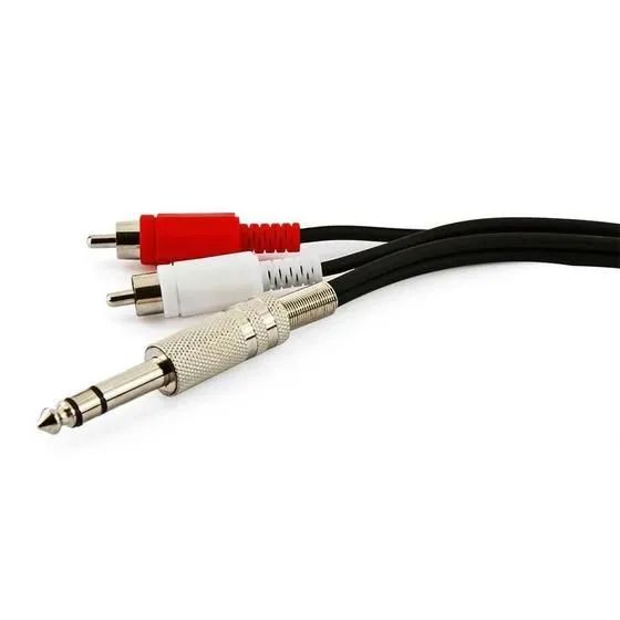 Cabo P10 Para 2 Rca - Foto 3