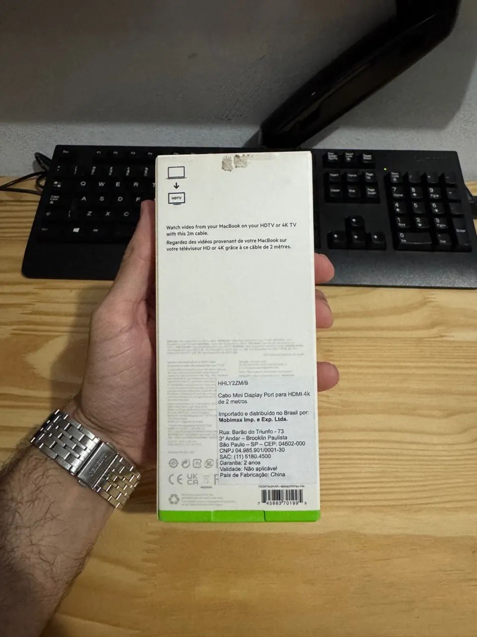 Cabo Mini DisplayPort para HDTV Belkin 4K 2M - Foto 4