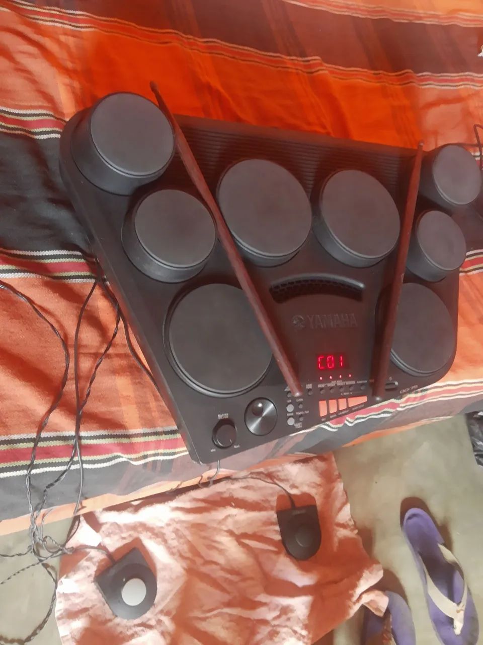 Bateria Eletrônica Yamaha DD-75 - Foto 3