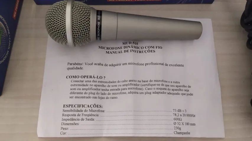 Microfone Profissional Carol - Foto 3