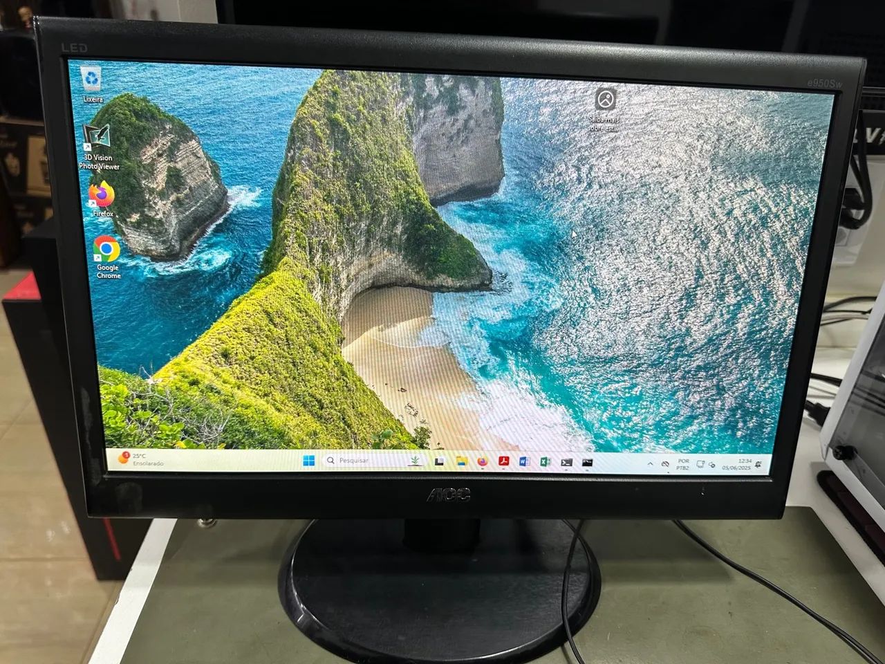 Monitor AOC LED 18.5' polegadas