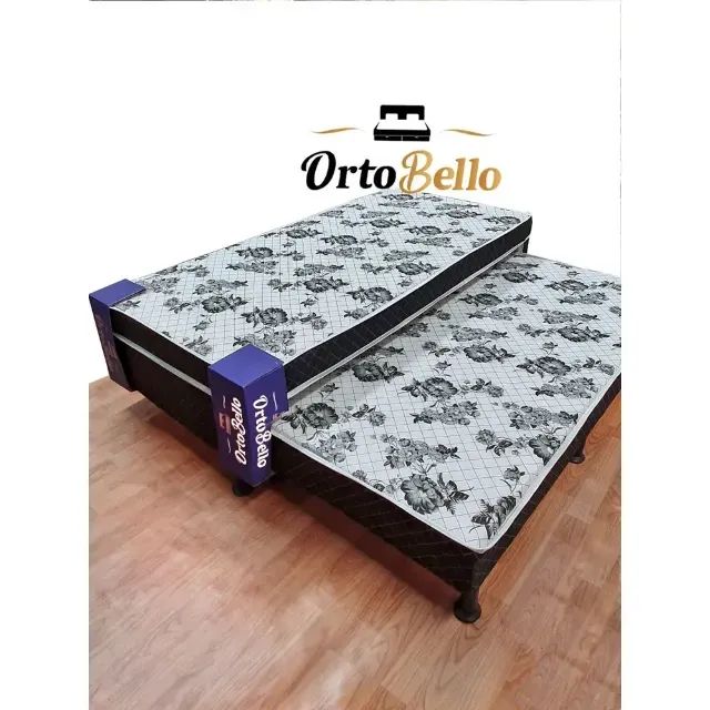 Cama Box Solteiro c/ Auxiliar Ortobello - Entrega Rápida! 