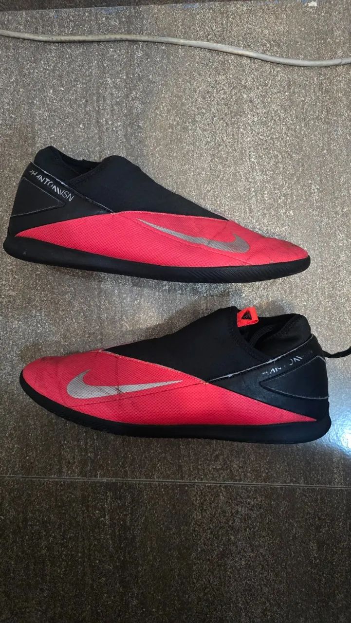 Nike Phantom Vision 2 Club Futsal Vermelho Preto - Chuteira - Foto 5
