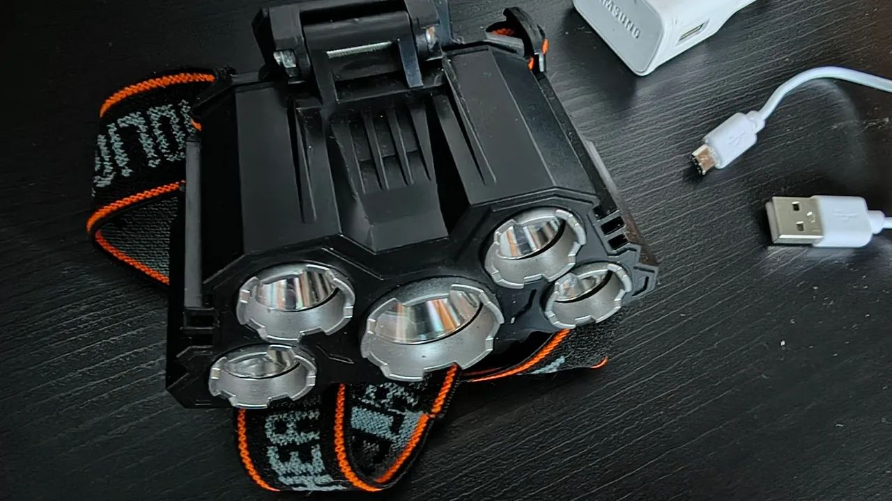 LED HIGHLIGHT/USB HEADLIGHT L-T 21 - Foto 2