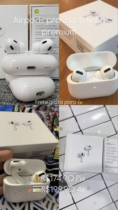 AirPods Pro 2ª Geração - linha premium 
