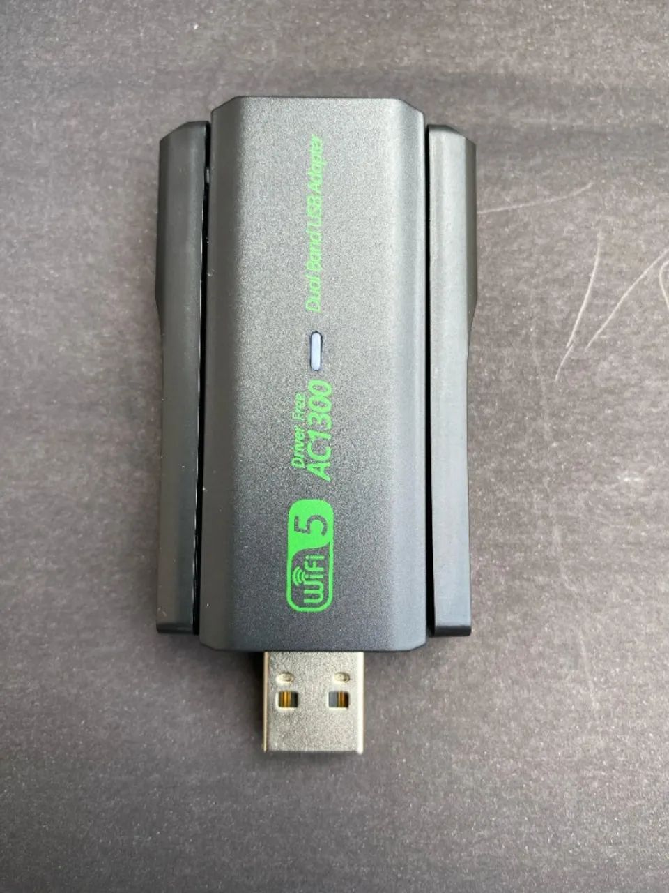 Adaptador Wi Fi Dual Band 2-4G E 5G USB 3.0 5GHz 1300Mbps 2 Antena - Foto 4