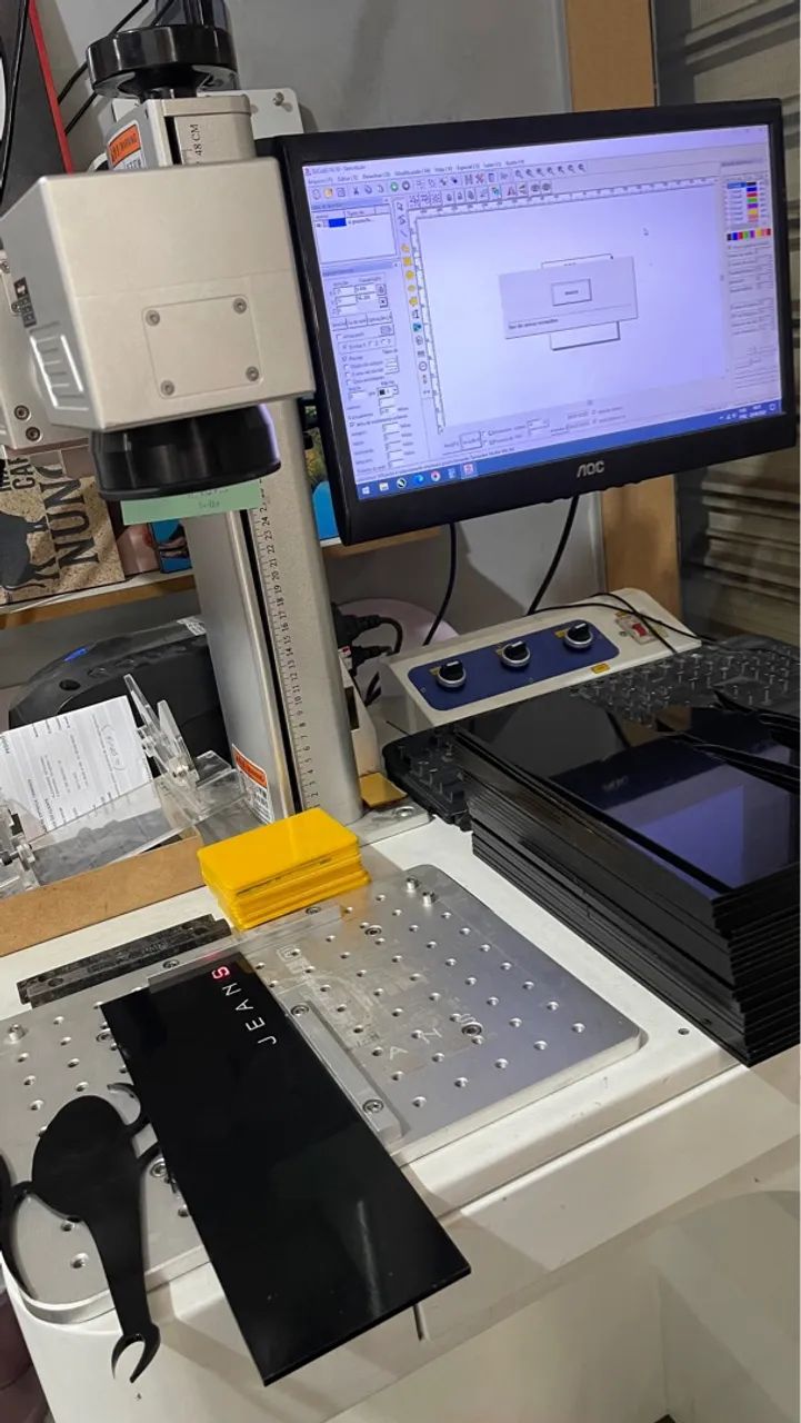 Gravadora a laser Fiber 20W  - Foto 3
